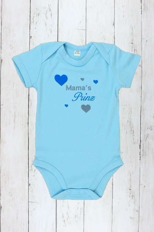 Babybody "Mama´s Prinz" kurzarm