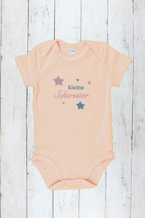 Babybody "kleine Schwester" kurzarm