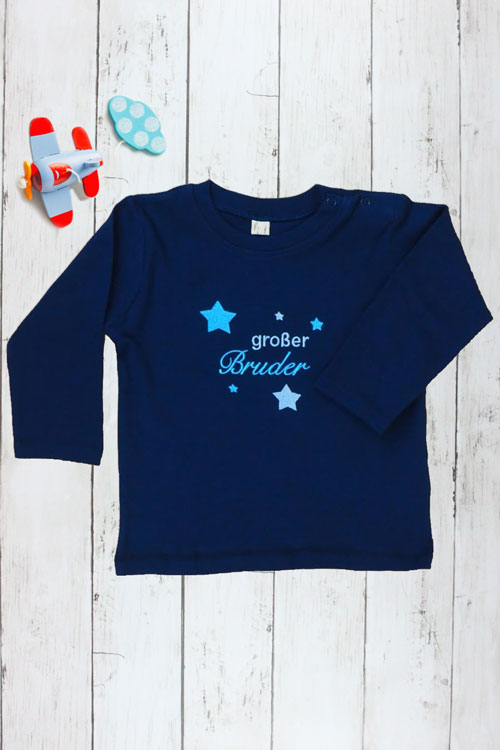 Baby T-Shirt "großer Bruder" langarm
