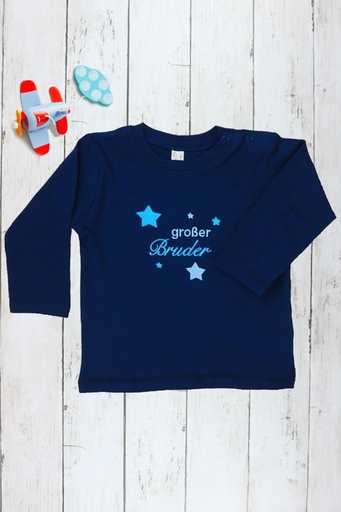 Baby T-Shirt "großer Bruder" langarm